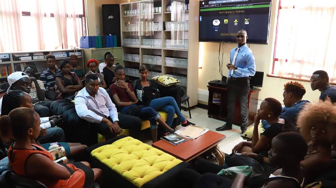 Conducting a Talent Mentorship Session at Kenya Film Commission Resourse Center as i guided Actors, Models and Musicians on Branding and Marketing their Talents in the Entertainment and Film Industry